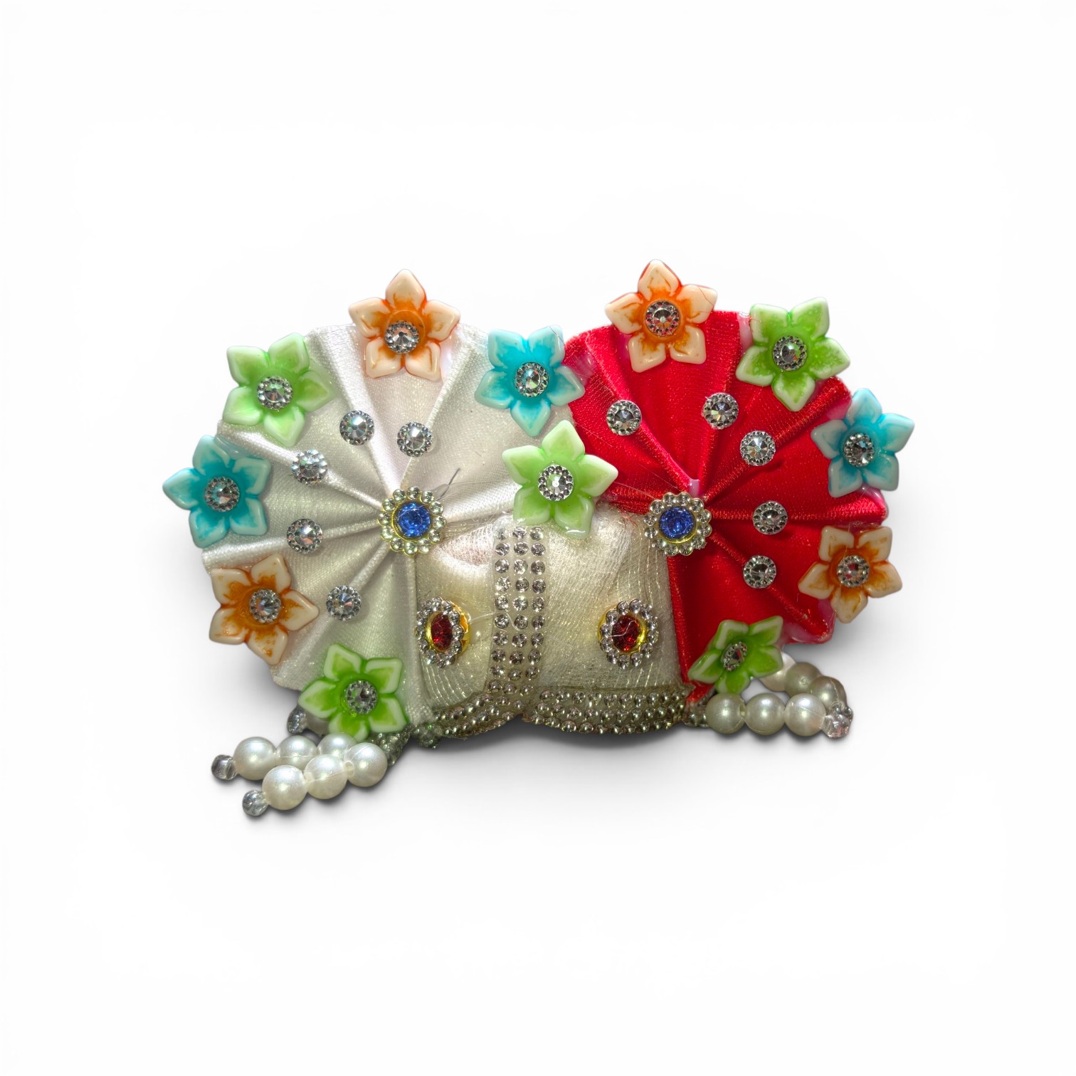 WhatsApp Image 2026-06-09 at 9.17.53 AM (1) Premium Floral Designer Pagdi / Mukut for Laddu Gopal - Image 1